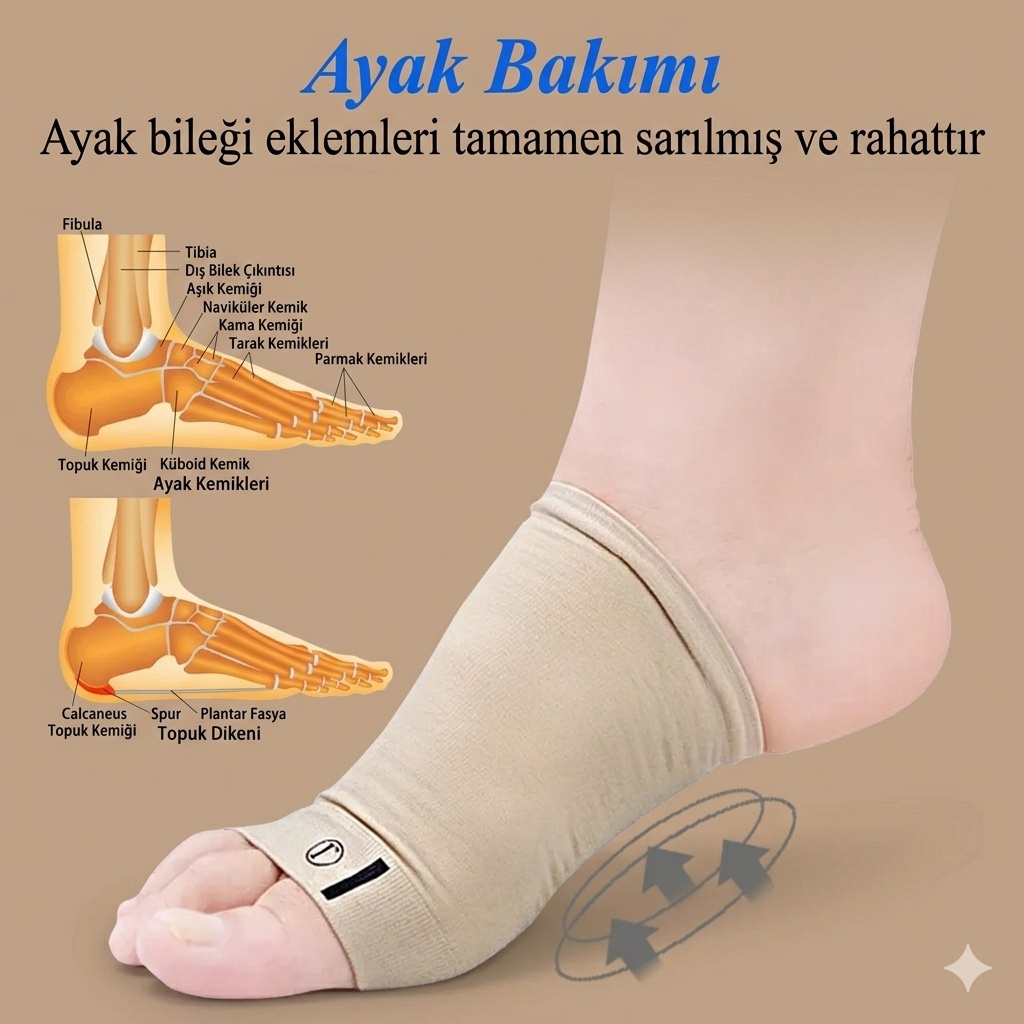 adımla® Ortopedik Ayak Yastığı - Düz Taban, Çukur Taban &amp; Valgus İçin Ağrı Giderici ile tanışın!